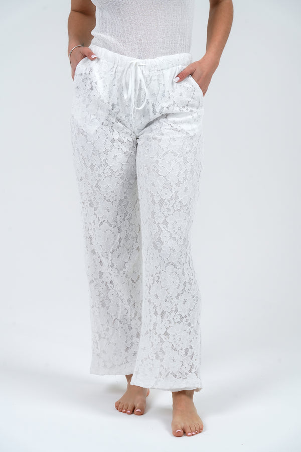 PANTALONE DONNA IN PIZZO FIORENZA AMADORI FY9063