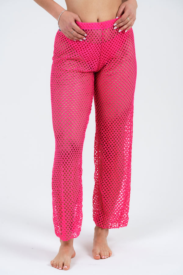 PANTALONE COPRICOSTUME DONNA A RETE SE1398