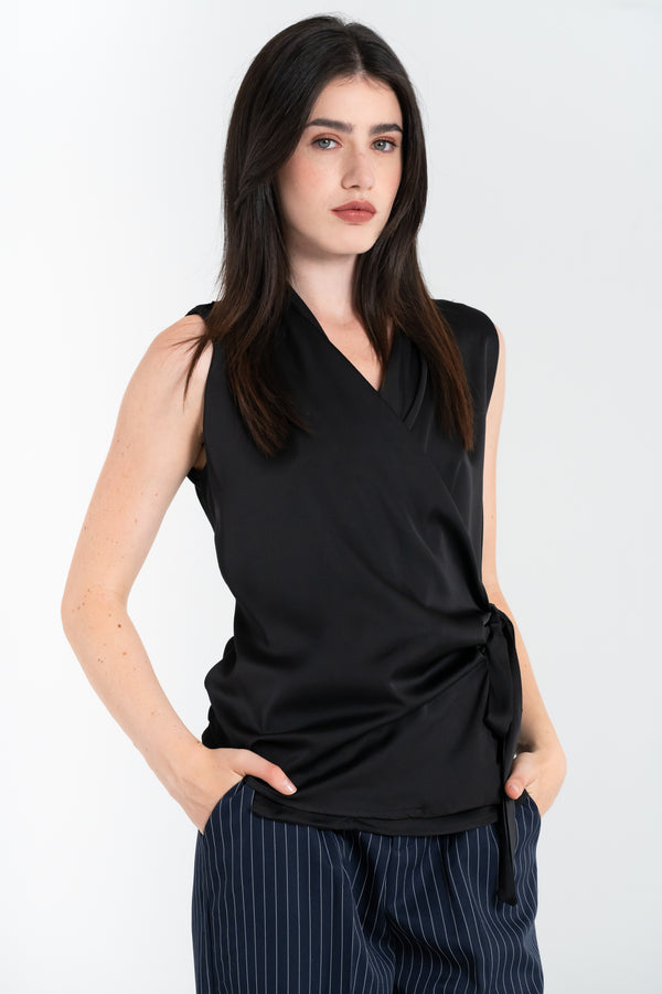 TOP CAMICETTA SMANICATA DONNA FIORENZA AMADORI T6806