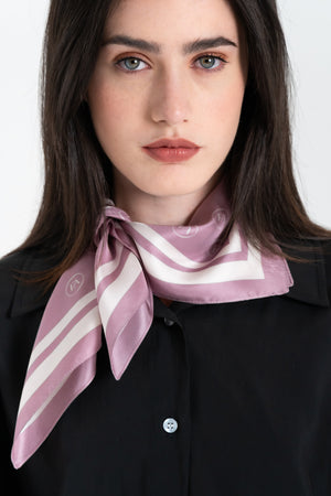 FOULARD DONNA IN SETA LOGO FIORENZA AMADORI