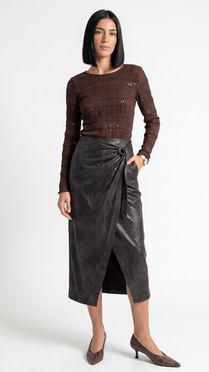 Maglia pailettes Fiorenza Amadori M1672T97