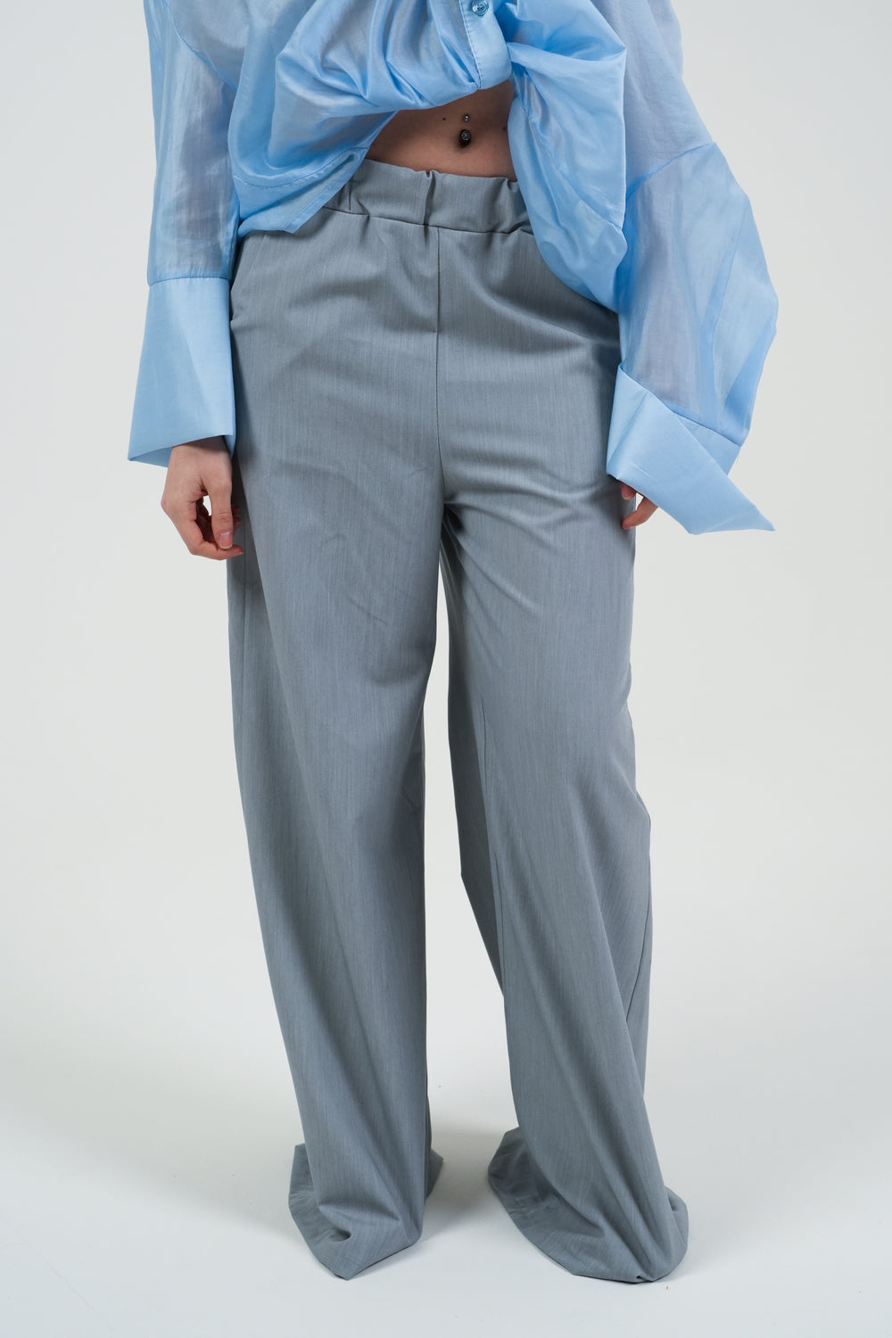 PANTALONE DONNA PALAZZO IN VISCOSA FIORENZA AMADORI MP125.193