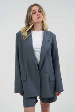 GIACCA BLAZER DONNA IN TESSUTO GESSATO FIORENZA AMADORI 53365