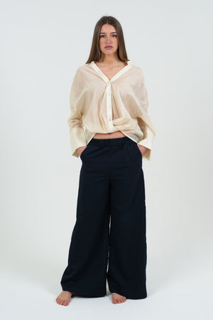 PANTALONE DONNA PALAZZO IN VISCOSA FIORENZA AMADORI MP125.193