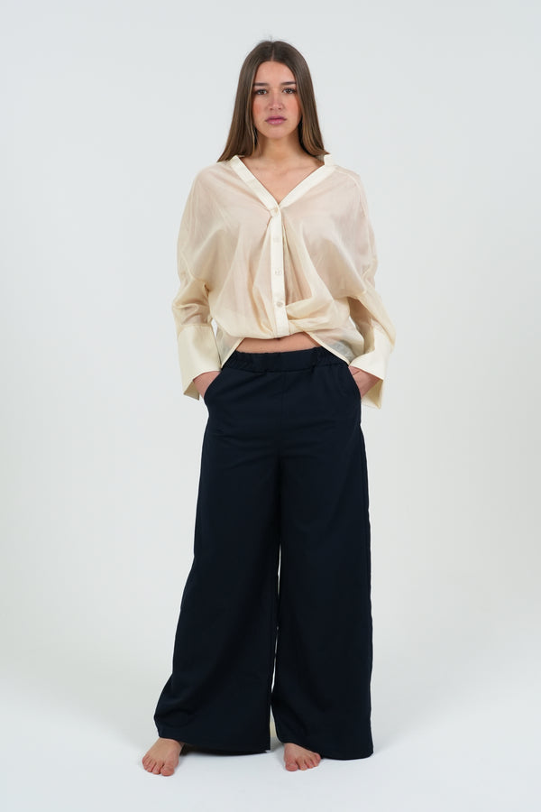 PANTALONE DONNA PALAZZO IN VISCOSA FIORENZA AMADORI MP125.193