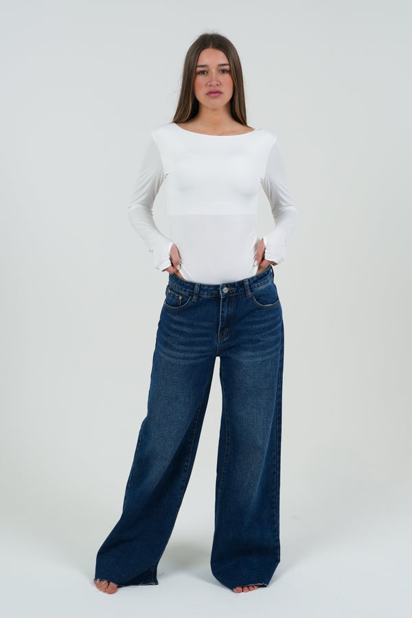MAGLIA BODY DONNA MANICA LUNGA FIORENZA AMADORI LD2411