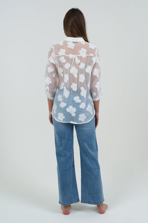 CAMICIA DONNA RICAMATA FIORENZA AMADORI 32827