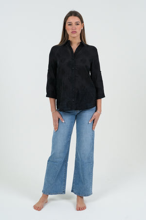 CAMICIA DONNA RICAMATA FIORENZA AMADORI 32827