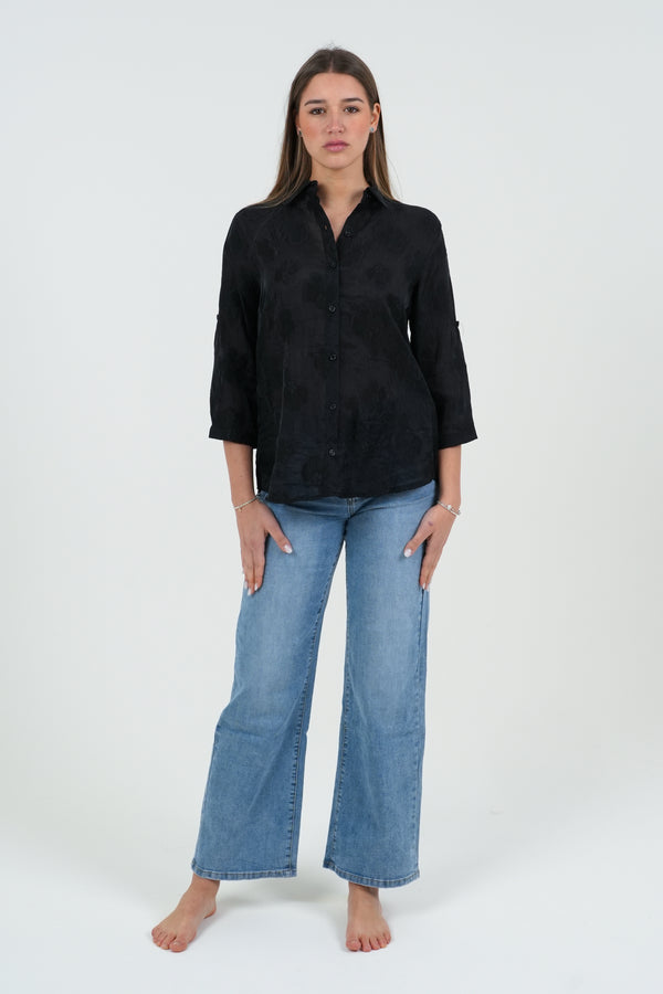 CAMICIA DONNA RICAMATA FIORENZA AMADORI 32827