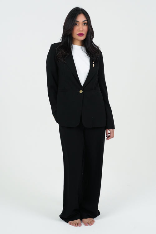 PANTALONE DONNA PALAZZO CON CINTURA FIORENZA AMADORI MP177.181