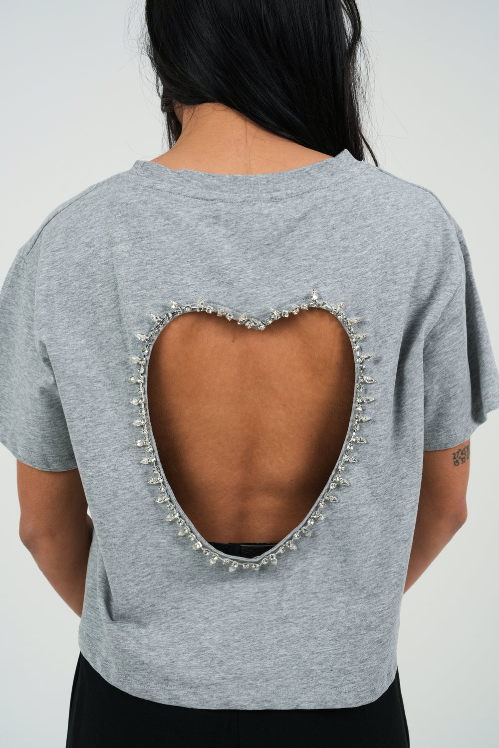 T-SHIRT DONNA CUORE MANICA CORTA FIORENZA AMADORI 8687