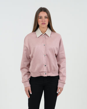 BOMBER DONNA SCAMOSCIATO PRIMAVERILE FIORENZA AMADORI 24654