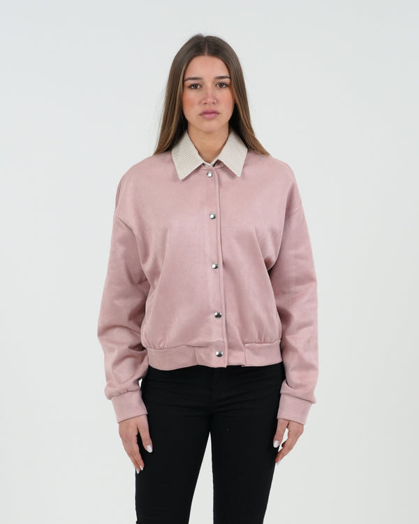 BOMBER DONNA SCAMOSCIATO PRIMAVERILE FIORENZA AMADORI 24654