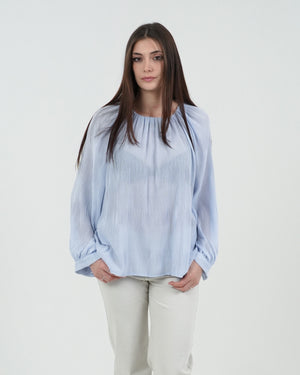 CASACCA DONNA PLISSE' GIROCOLLO MANICA LUNGA FIORENZA AMADORI 240491