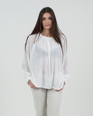 CASACCA DONNA PLISSE' GIROCOLLO MANICA LUNGA FIORENZA AMADORI 240491