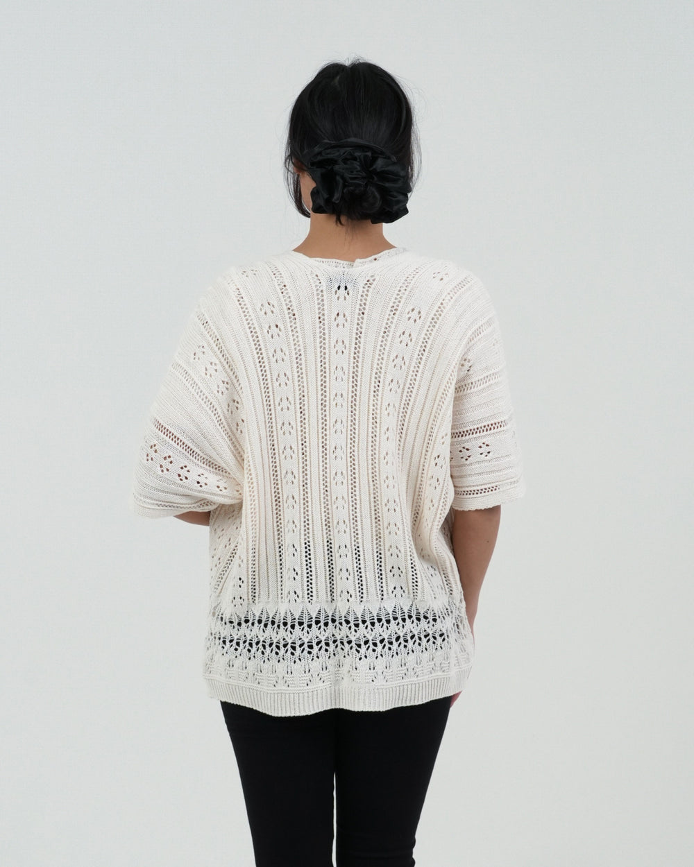CARDIGAN DONNA RICAMATO MANICA CORTA FIORENZA AMADORI 25200