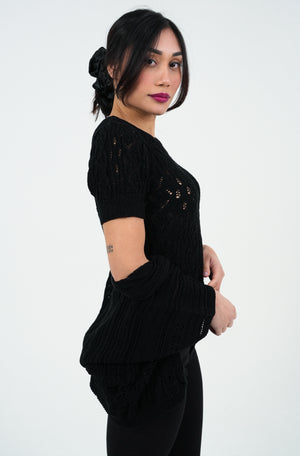 MAGLIA DONNA OPERATA CON LUREX FIORENZA AMADORI 25126