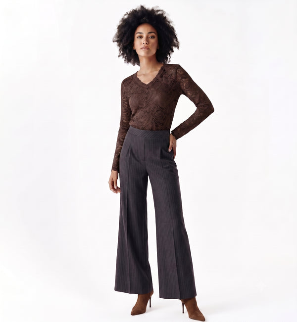 Maglia in pizzo velluto Fiorenza Amadori M1700T36