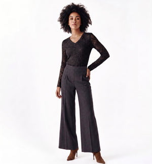 Maglia in pizzo velluto Fiorenza Amadori M1700T36