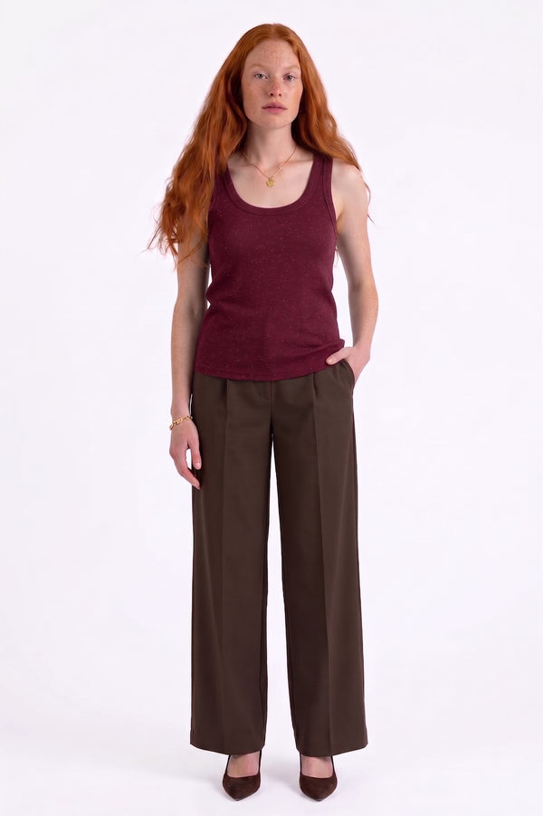 Canotta in lurex Fiorenza Amadori T6702T127