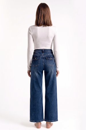 JEANS WIDE LEG FIORENZA AMADORI WH3627