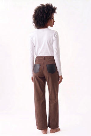Jeans tasche contrasto Fiorenza Amadori WH3636