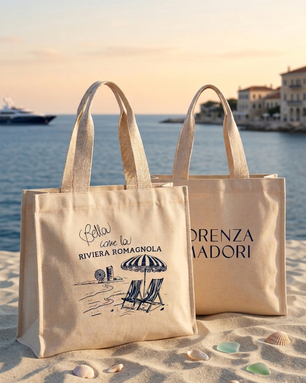 BORSA MARE BELLA COME LA RIVIERA ROMAGNOLA FIORENZA AMADORI 
