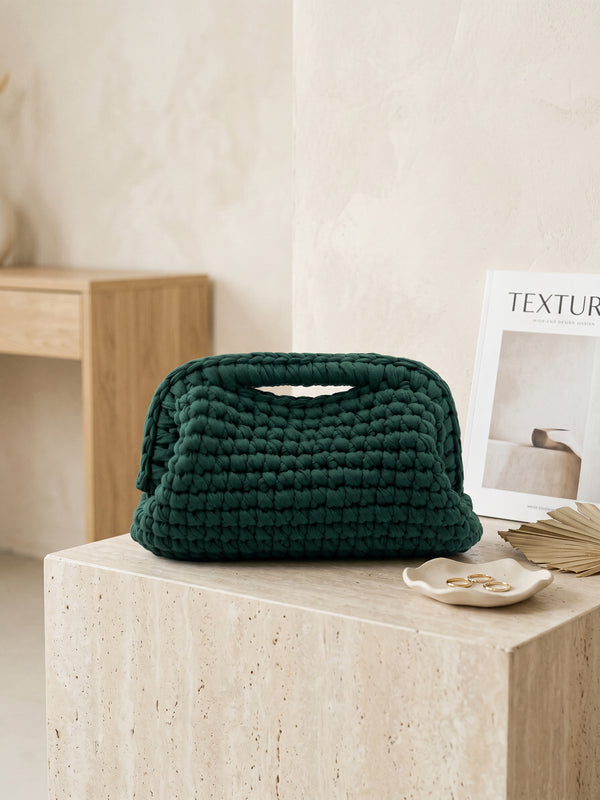 BORSA CROCHET ARTIGIANALE FIORENZA AMADORI ESSENZA 