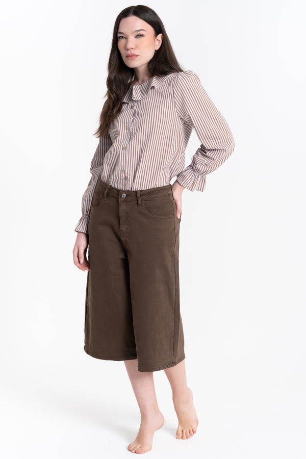 BERMUDA JEANS VITA ALTA FIORENZA AMADORI KW8809