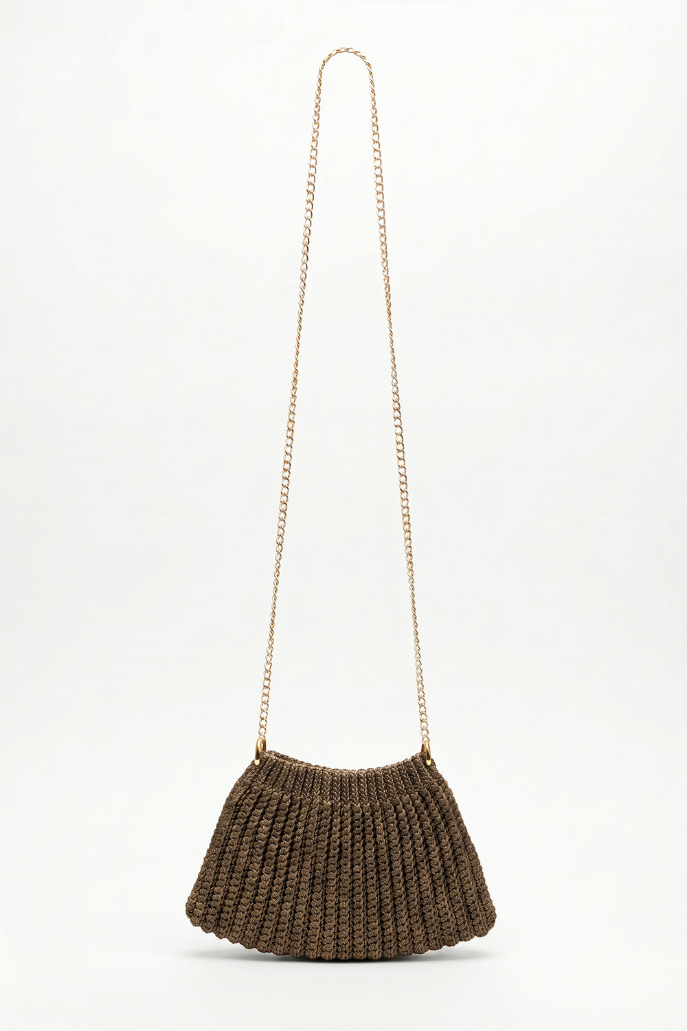 BORSA CROCHE INTRECCIATA ARTIGIANALE FIORENZA AMADORI LUMIÈRE 