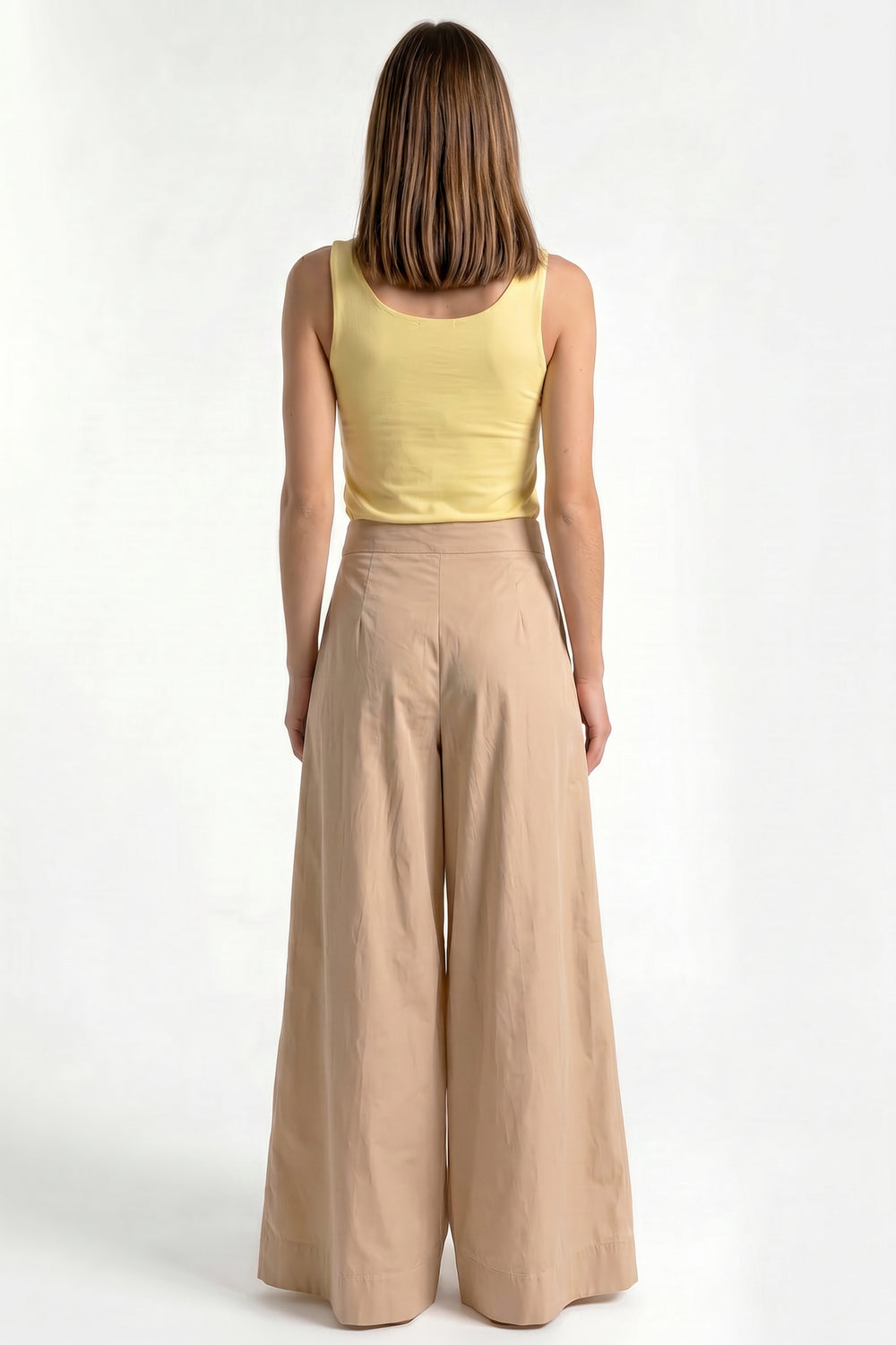 PANTALONE PALAZZO TELA DI COTONE FIORENZA AMADORI 9006