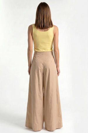 PANTALONE PALAZZO TELA DI COTONE FIORENZA AMADORI 9006