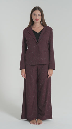 GIACCA DONNA BLAZER LUREX FIORENZA AMADORI K4126