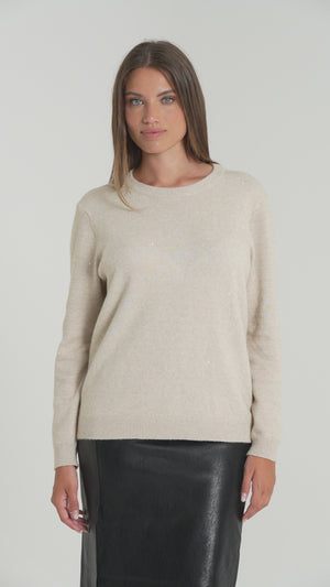 MAGLIONE DONNA LUREX GIROCOLLO FIORENZA AMADORI 73300