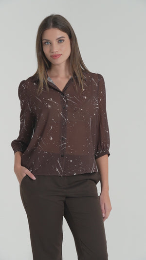 CAMICIA DONNA CON STAMPA FIORENZA AMADORI C6929