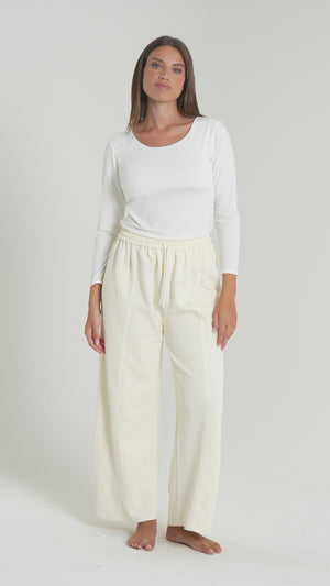 PANTALONE TUTA A PALAZZO DONNA FIORENZA AMADORI Y153