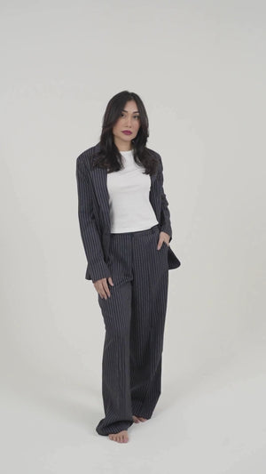 PANTALONE GESSATO DONNA FIORENZA AMADORI 148B