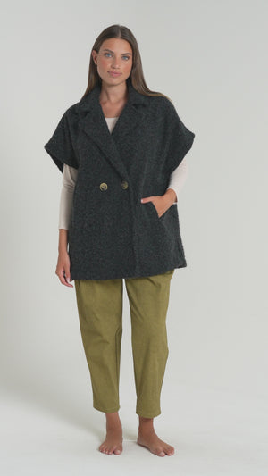 GIACCA SMANICATA DONNA LANA COTTA FIORENZA AMADORI J8140 