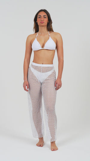 PANTALONE COPRICOSTUME DONNA A RETE SE1398