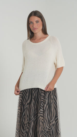 MAGLIA DONNA IN ANGORA FIORENZA AMADORI T17448