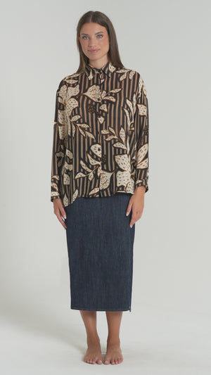 CAMICIA DONNA IN VISCOSA FIORENZA AMADORI MC200B.40