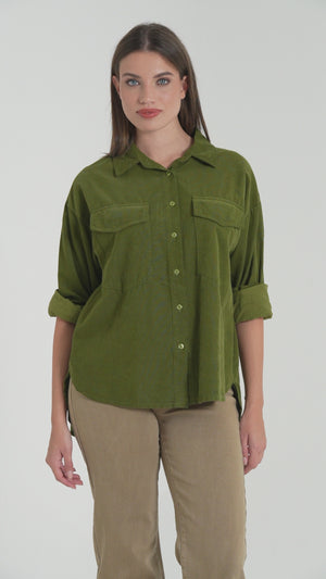 CAMICIA DONNA IN VELLUTO FIORENZA AMADORI 82629