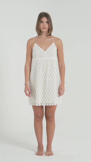 ABITO CORTO IN MACRAMè FIORENZA AMADORI FM261226