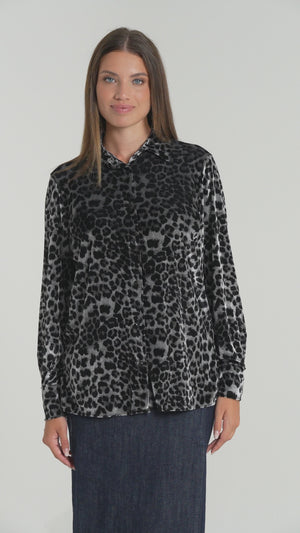 CAMICIA DONNA MANICA LUNGA IN CINIGLIA FIORENZA AMADORI LC10499