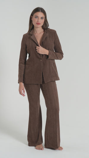 GIACCA DONNA ELEGANTE IN VELLUTO FIORENZA AMADORI K4461