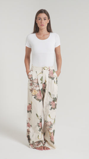 PANTALONE DONNA LUNGO FLOREALE FIORENZA AMADORI MP222.363 
