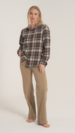 CAMICIA SCOZZESE DI FLANELLA FIORENZA AMADORI MC.168826