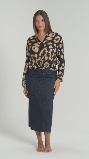 CAMICIA DONNA COREANA FIORENZA AMADORI MC93E.409