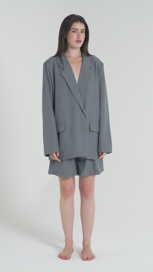 GIACCA BLAZER DONNA IN TESSUTO GESSATO FIORENZA AMADORI 53365