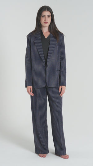 PANTALONE GESSATO DONNA FIORENZA AMADORI 148B